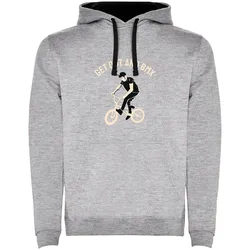 Felpa Con Cappuccio Get Out And Bmx Vigore Grey