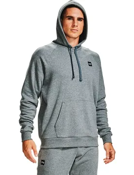 Sweat à Capuche Rival Fleece Grey / Pitch Grey Light Heather M - Under armour - FashionsVida