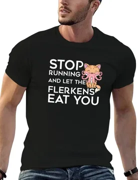 Stop Running and let the Flerkens eat you The Marvels T-Shirt Comfort Stretch Tee Shirt - Aliexpress - FashionsVida