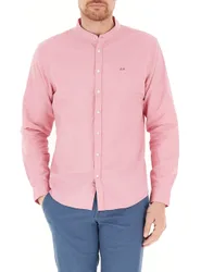 SUN68 Camicia misto lino ROSA M