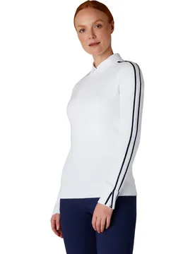 Pullover Striped Neck, weiss l - Callaway - FashionsVida