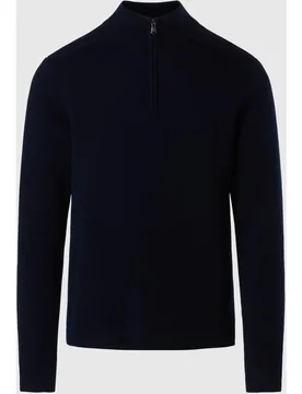 Suéter de hombre half zip técnico en mezcla de lana - North Sails - FashionsVida