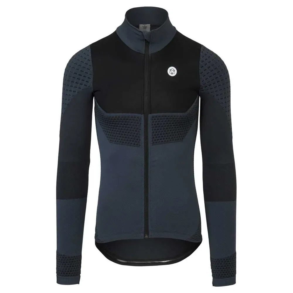 Maglia A Maniche Lunghe Seamless Performance Blue - AGU - FashionsVida
