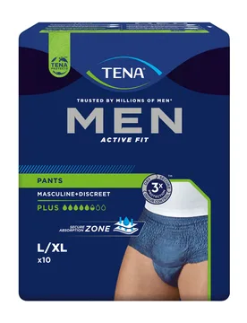 Tena Men Active Fit Pants blau L - TENA - FashionsVida