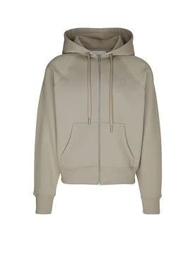 Sweat-shirt zippé beige M - AMI PARIS - FashionsVida