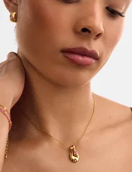 Gold Plated October Birthstone Necklace Gold Mix female