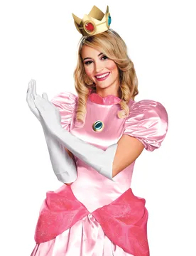 Prinzessin Peach Accessoire-Set Super Mario Videospiel bunt - KARNEVAL-MEGASTORE - FashionsVida