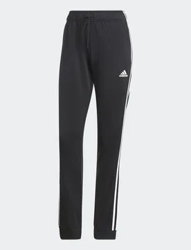 Pantaloni da jogging slim tapered Essentials Warm-Up 3-Stripes M Black - Adidas - FashionsVida
