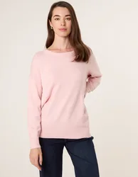 Round Neck Jumper - 10/12 / PINK - female
