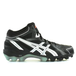 Gel-Crossover 5 Turf Black White Synthetic Mens Sports Boots - Size Uk 7.5