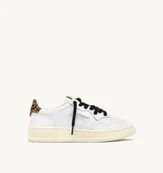 Scarpe donna bianco e leopardato