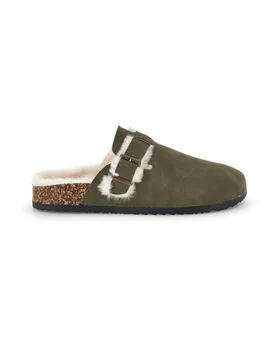 Sabot verdi con interno caldo 1214 36 - ALTEMBERG - FashionsVida
