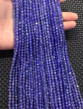 “ High Quality Natural Genuine Tanzania Tanzanite Dark Purple Blue Gemstone Stones Faceted Round Loose Beads 3- 10mm - Aliexpress - FashionsVida