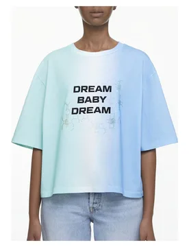 Maglietta Liberal Youth Ministry, Gradient, Verde XS - Swarovski - FashionsVida