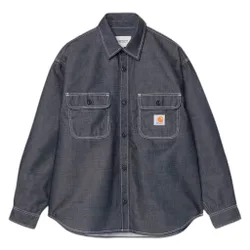 Camicia og tigan shirt jacket - blue rigid