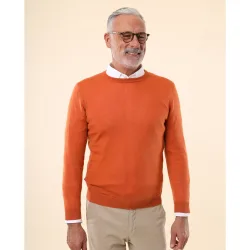 Jersey de hombre 100% cashmere en oscuro