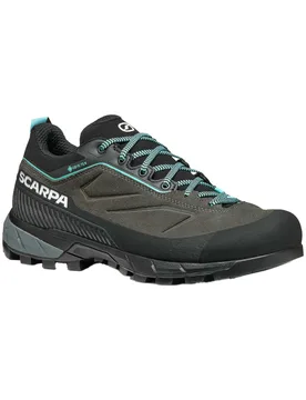 Chaussures d'approche en GORE-TEX - Rapid XT GTX W Shark Aqua en Cuir - Taille 39.5 - Noir - Scarpa - FashionsVida