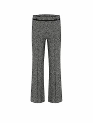 Hose Flared Fit FRANCOISE schwarz 38/L32 damen