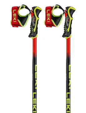 Bâtons Wcr Pro Sl Tr Bright Red / Violet / Neonyellow 110 cm Homme - Leki Alpino - FashionsVida