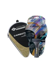 Raqueta de tenis de mesa CarboTec 7000 gris