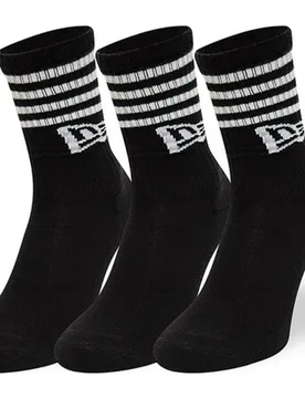 Pack de 3 pares de calcetines Stripe Crew - new era - FashionsVida