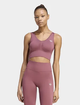 Womens Bralette Essentials Senza Cuciture - Rosa, rosa rosa Donna taglia XS - Adidas - FashionsVida