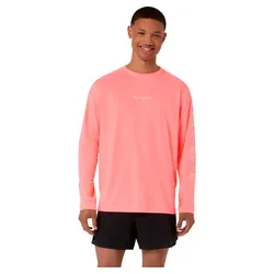 Maglietta A Maniche Lunghe Fujitrail Logo Sun Coral L