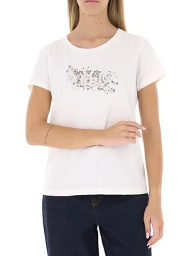T-shirt girocollo SPORT AVORIO XL - Liu jo - FashionsVida