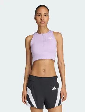 Top da running Adizero Gel Pocket Crop XL Powder Plum - Adidas - FashionsVida