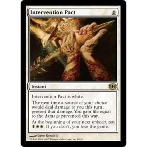 Intervention Pact (foil) Future Sight - Magic: The Gathering - FashionsVida