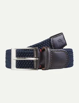 Elastischer Flechtgürtel Blau 95 - Lerros - FashionsVida