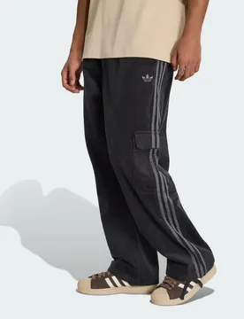PANTALONI CARGO ADICOLOR CORD S Black - Adidas - FashionsVida