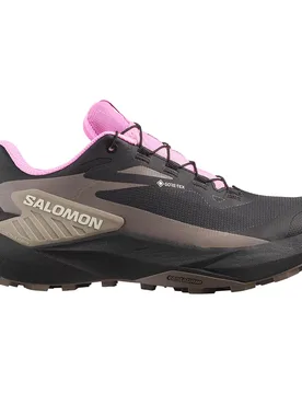 Genesis Gore-tex® Trail Running Shoes Cyclamen / Black / Etherea UK 3.5 Women - Salomon - FashionsVida