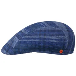Prince Soft Cotton Mix Flat Cap by - blue - Size: 59 cm