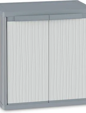 Armario resina Wave XL Bajo 2 puertas y 2 baldas - Terry - FashionsVida