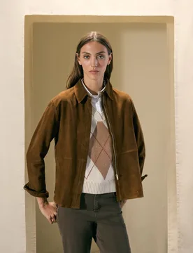 Sobrecamisa de mujer de ante - Woman El Corte Inglés - FashionsVida