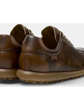 Zapatillas de piel de hombre Pelotas Ariel con cordones - Camper - FashionsVida