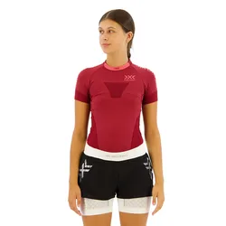 Regulator Short Sleeve T-shirt Namib Red / Neon Flamingo XS Women