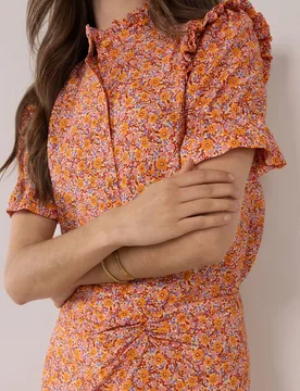 Camisa de manga corta de mujer de flores - El Ganso - FashionsVida