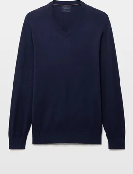 Sueter basico cuello pico hombre - Dustin - FashionsVida