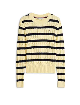 Tommy Hilfiger Pull jaune L - Tommy hilfiger - FashionsVida