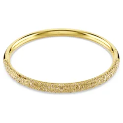 Bracciale rigido Sublima, Pavé a neve, Tono dorato, Finitura oro 18K M