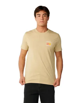 Maglietta A Maniche Corte Streamline Bells Khaki Sand 2XL - Rip curl - FashionsVida