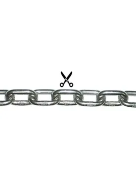Genovese Chain Silver 10 mm unisex - Oem Marine - FashionsVida