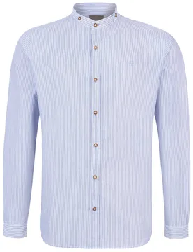 Trachtenhemd Frederik (blau, Gr. M) von Classics für Herren, Oberteile, 70% Baumwolle, 30% Polyester - Stockerpoint - FashionsVida