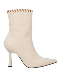 Botines de caña alta Mujer Marfil 38,40,41 Mujer