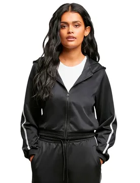 Veste De Survêtement Cropped Black 2XL - Urban classics - FashionsVida