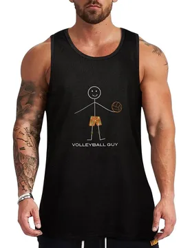Funny Mens Volleyball Guy Tank Top Gym Training Tank Top Moisture Wicking Performance - Aliexpress - FashionsVida