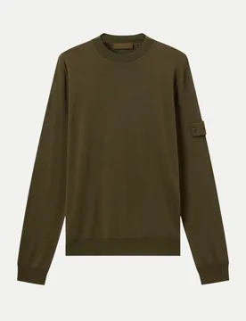 Strickpullover aus Wolle GHOST Braun M - Stone island - FashionsVida