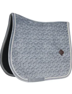 Schabracke BASIC VELVET grau VS - Kentucky Horsewear - FashionsVida